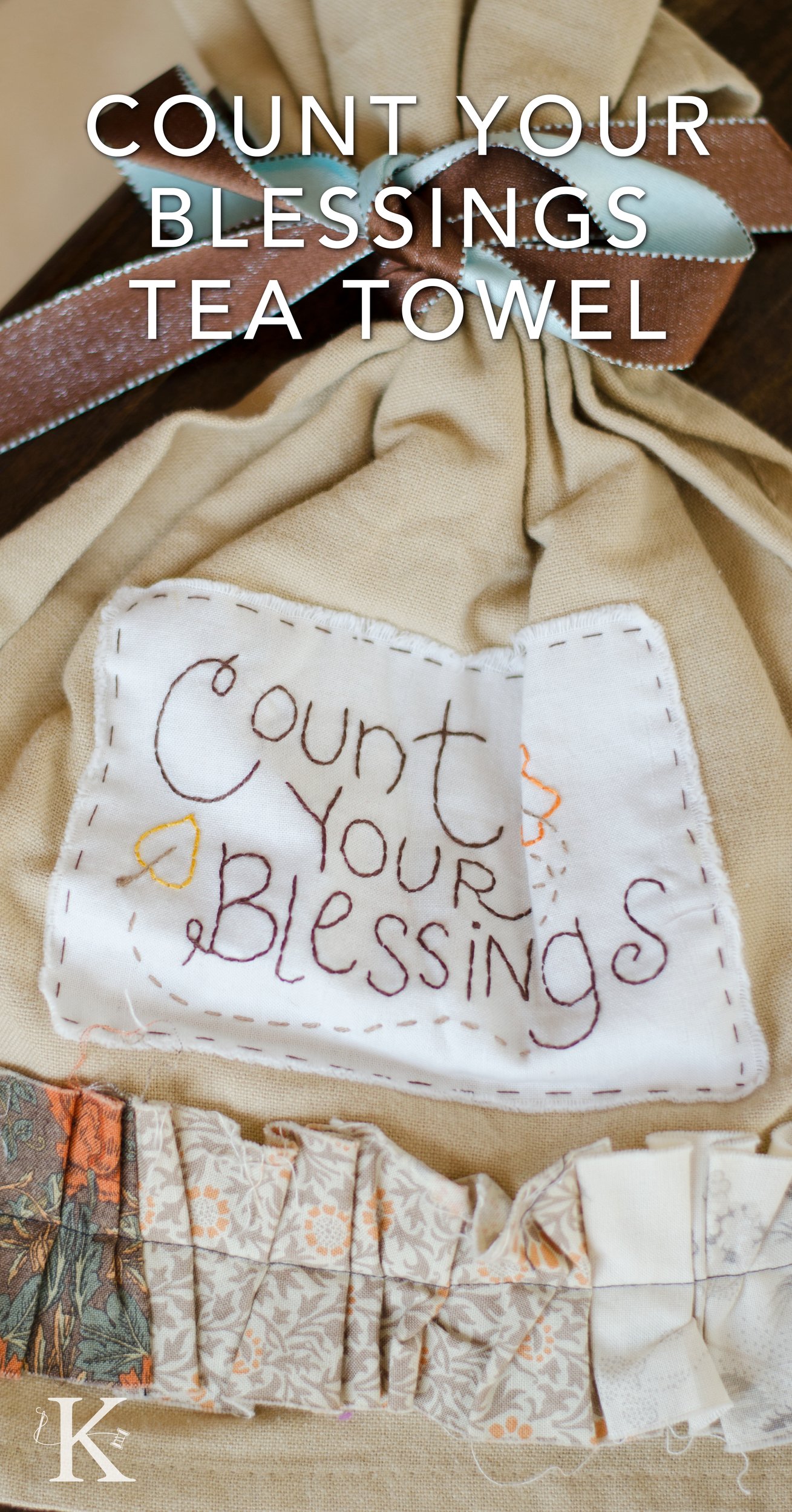 New Vault Release! Count Your Blessings Tea Towel