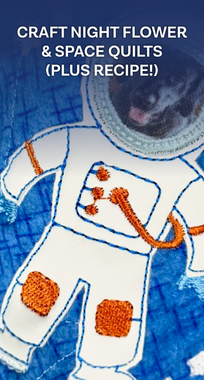 Craft-Night-Flower-and-Space-Quilts-ASTRONAUT
