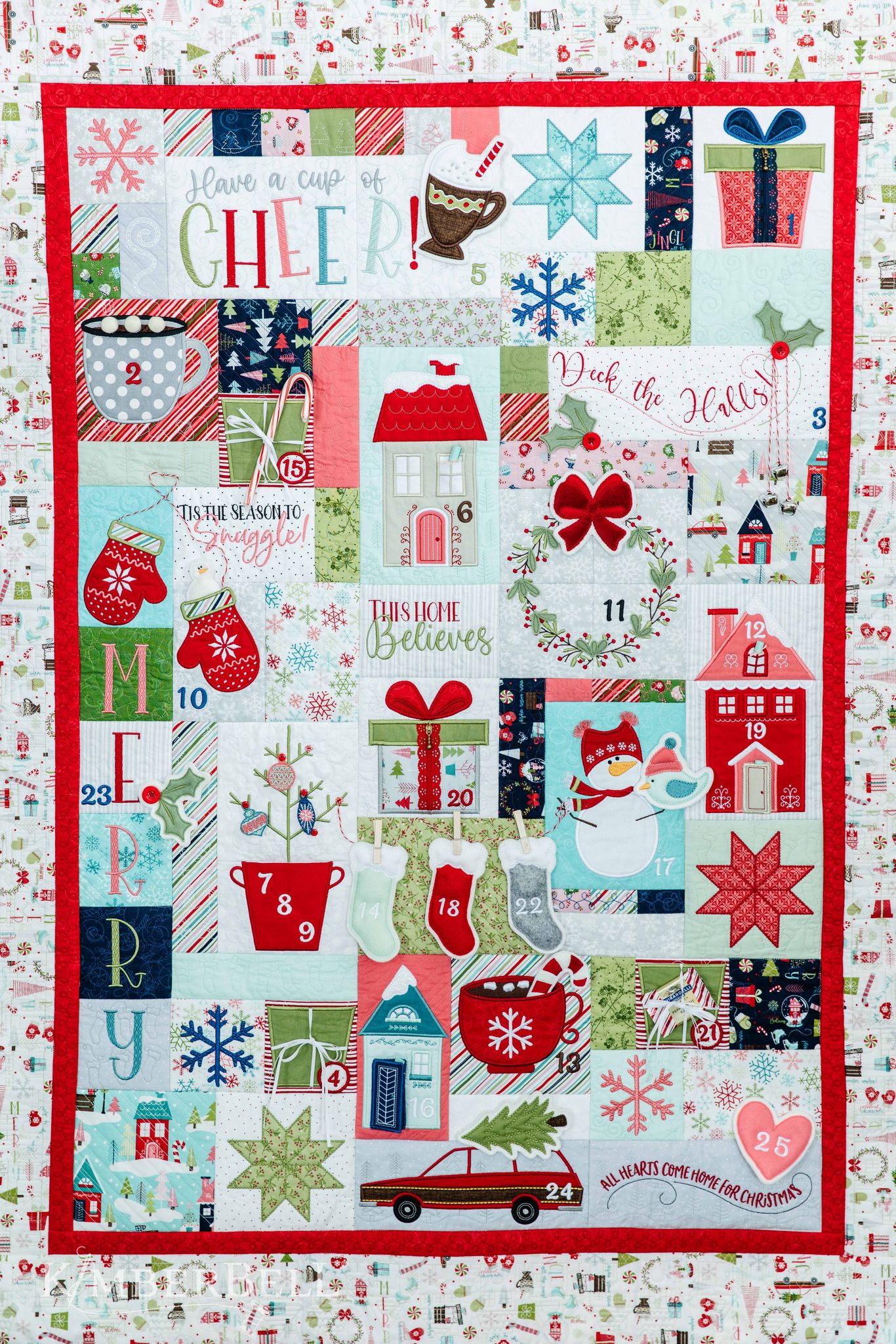 Cup of Cheer-Entire Quilt