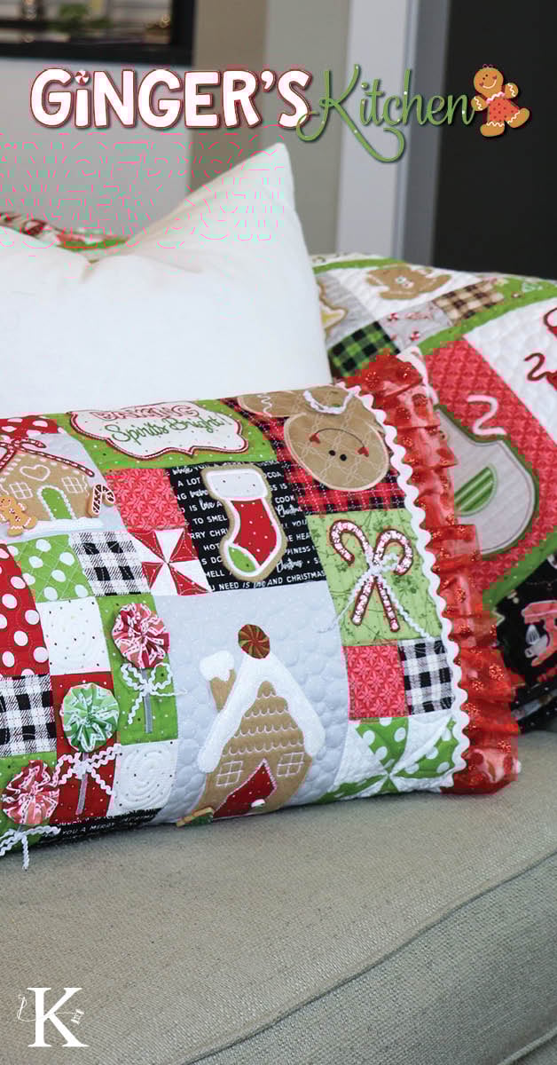 Ginger's Kitchen Bench Pillow (Plus the REAL Ginger!)