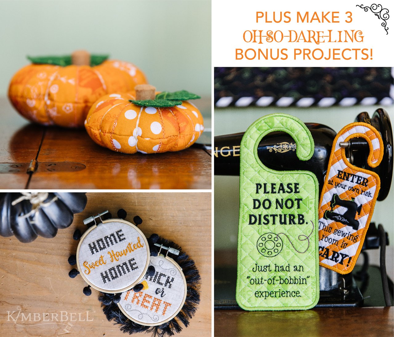 to the Candy Corn Quilt Shoppe, Kimberbell's New Halloween