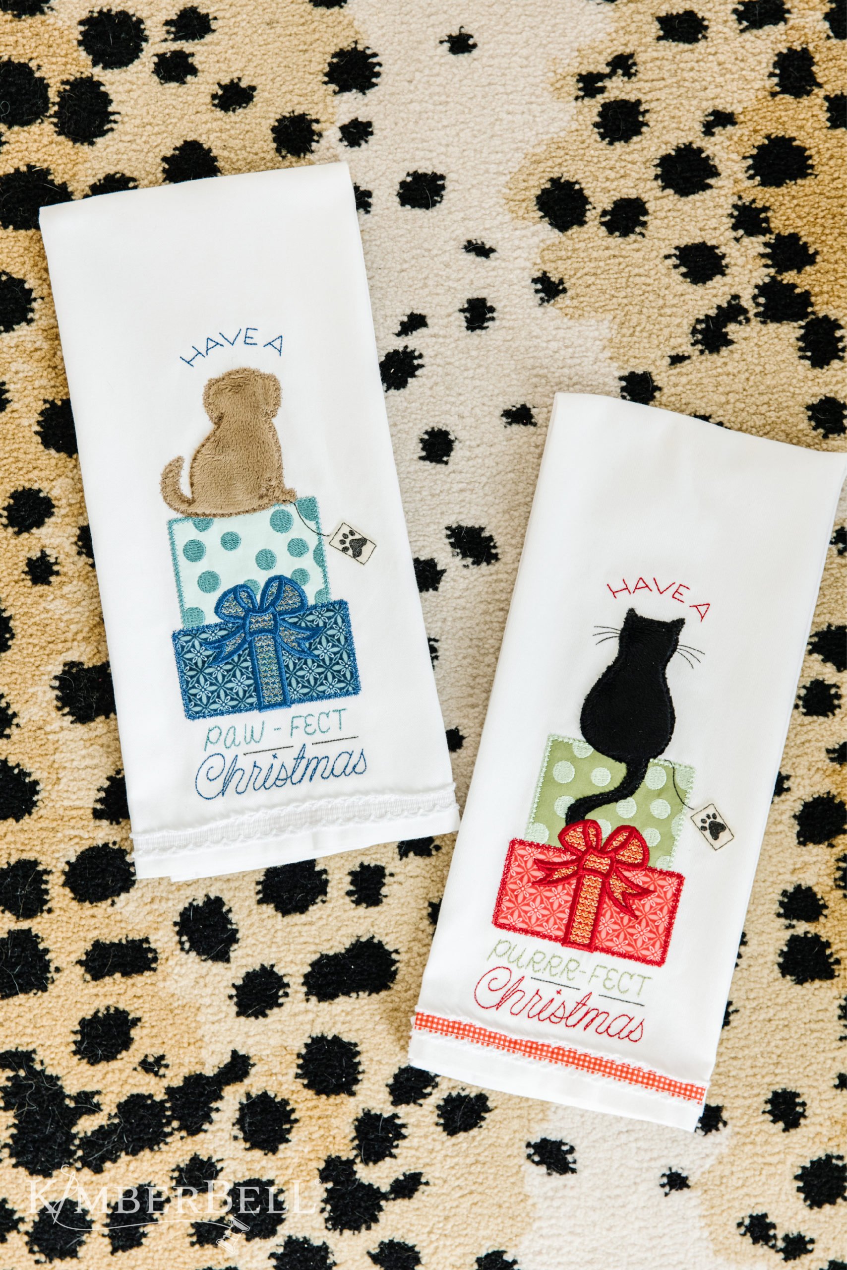 Kimberbell Curated Home for the Holidays designs for machine embroidery