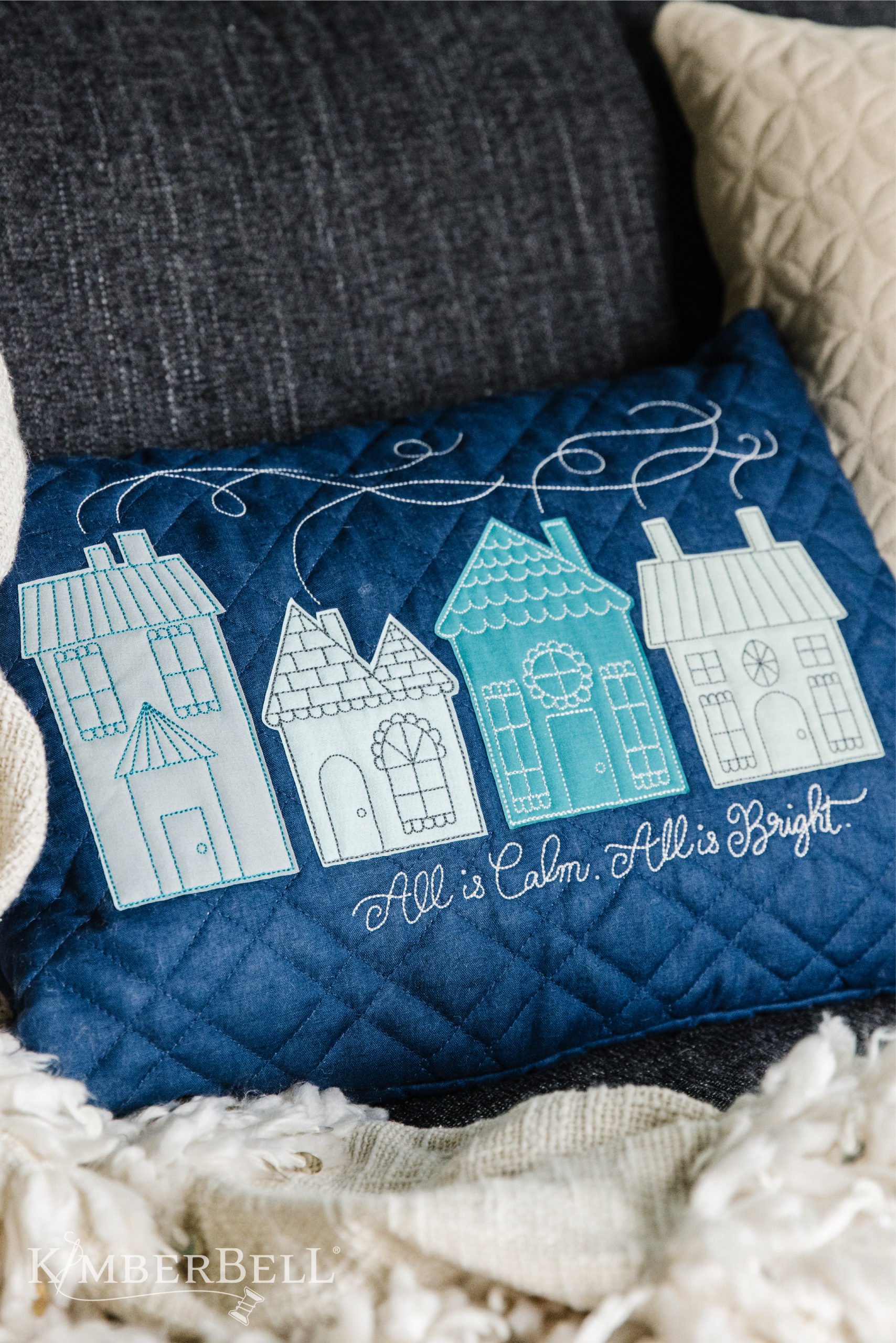 Kimberbell Curated Home for the Holidays designs for machine embroidery