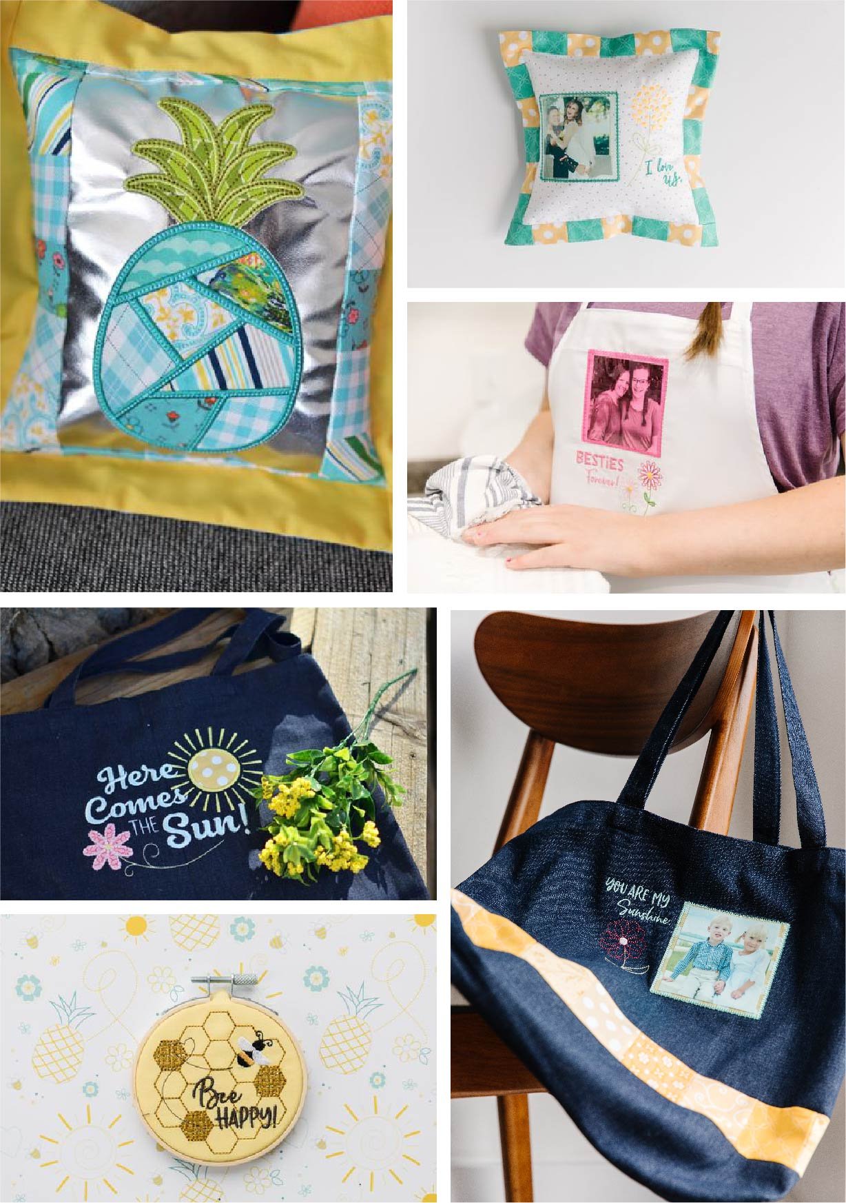 Collage of Bonus Designs from the Spring 2020 Bella Box