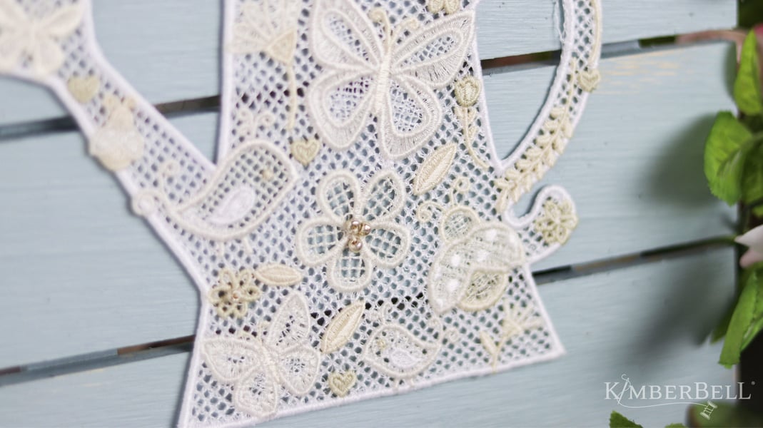 How to Embroider Letters with Wash-Away Stabilizer Transfer - Create Whimsy