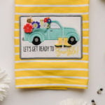 Picture of Let's Get Ready to Bumble Tea Towel 