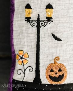 Candy Corn Flower, Lamp Post, and Jack-o'-Lantern