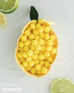 Lemon Drop Quilted Basket
