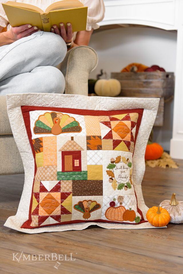 In All Things Give Thanks Pillow