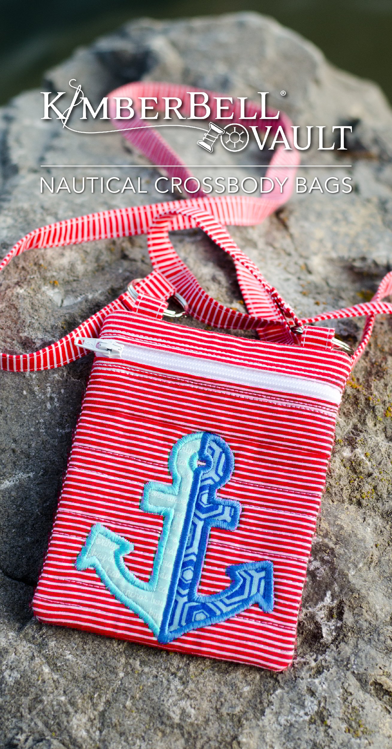 Nautical Crossbody Bags Now in Kimberbell Vault!