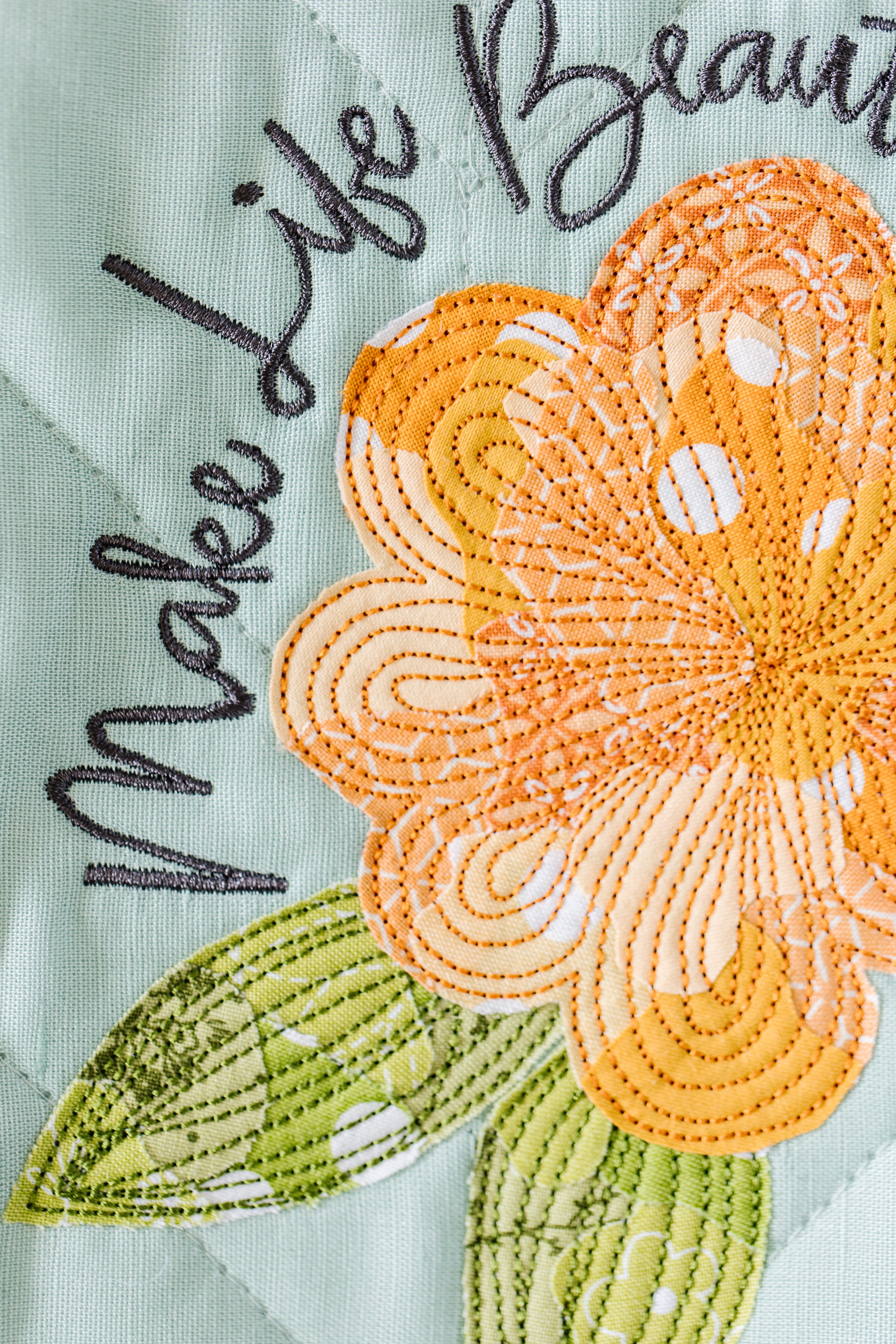 How to Collage Applique on Your Embroidery Machine