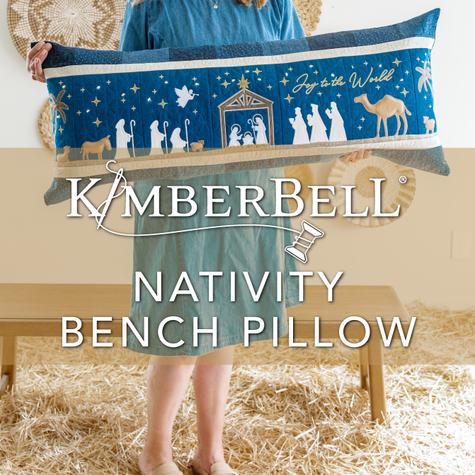 Kimberbell Candy Cane Lane Bench Pillow Design CD – Farmer's Wife Quilt Shop