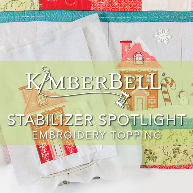 Stabilizer Spotlight: Embroidery Topping