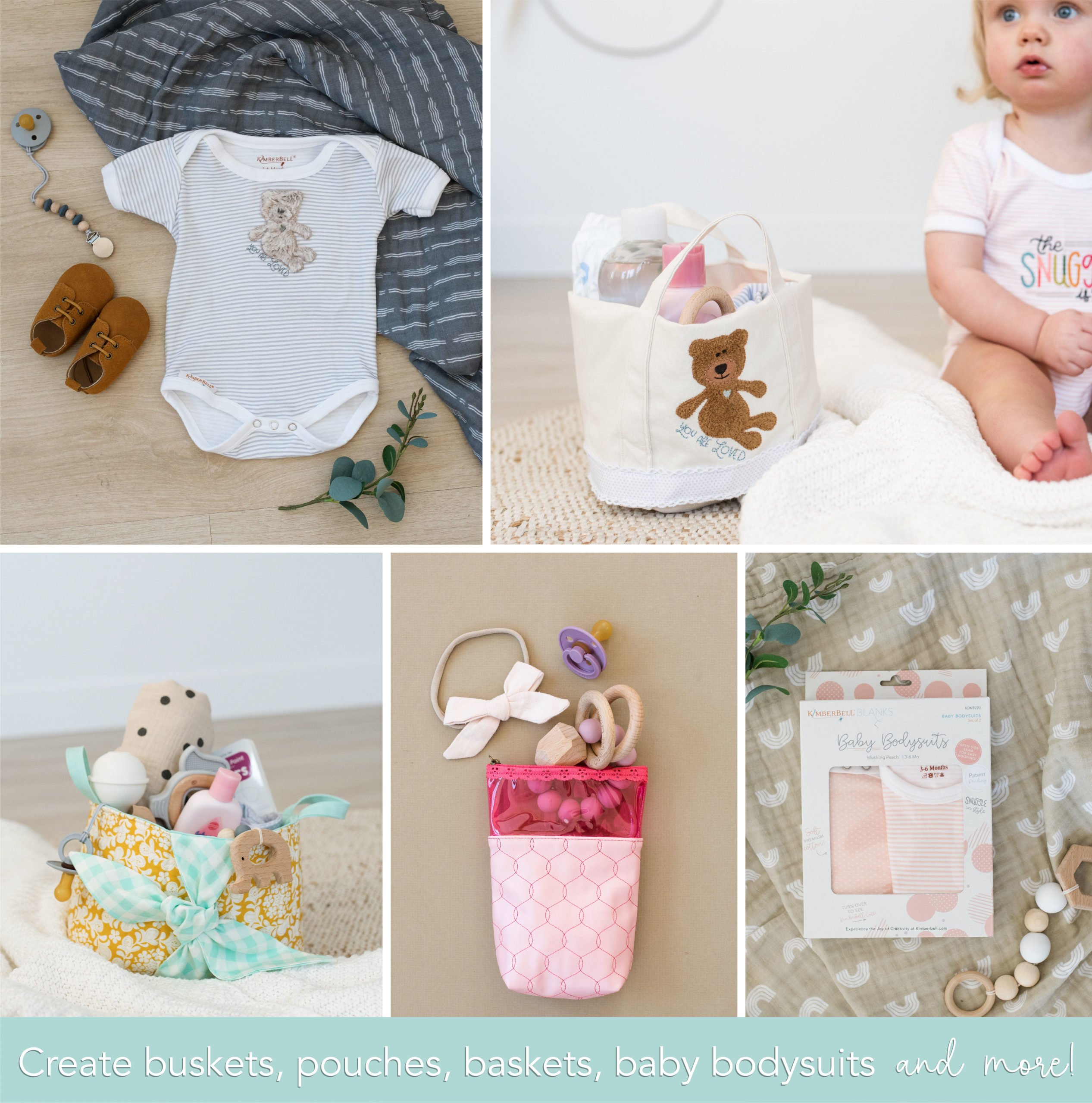 April Showers Day Two: Baby Shower Gift Ideas for Machine Embroidery,  Sewing, and Crafting!