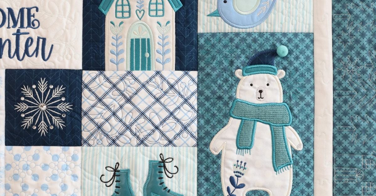 How to Create Embroidered Quilt Blocks on Your Machine